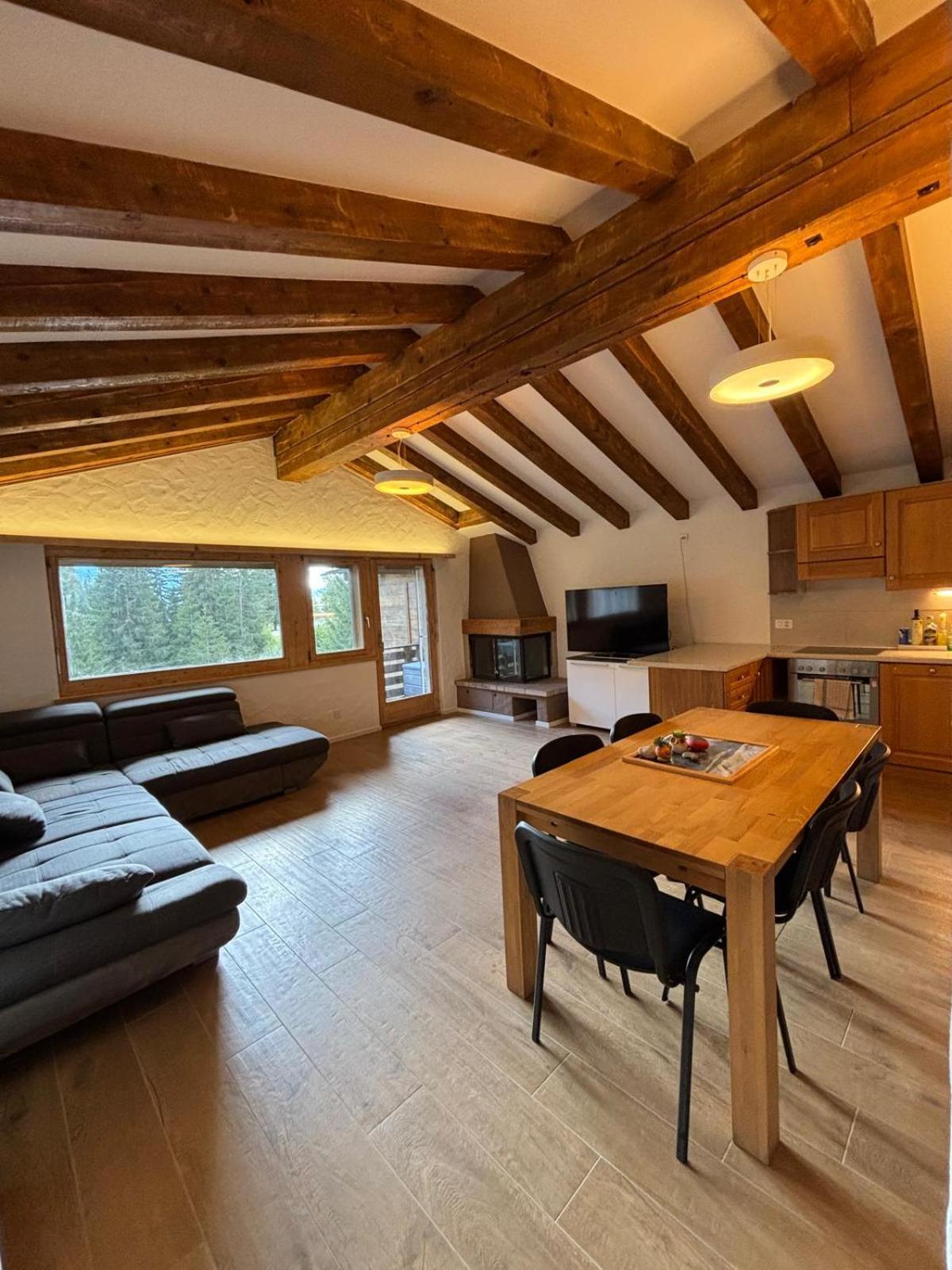 Appartamento Chalet Laax Exteriör bild